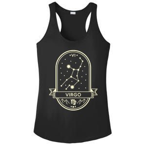 Virgo Zodiac Sign Virgo Constellation Astrology Horoscope Funny Gift Ladies PosiCharge Competitor Racerback Tank