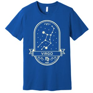 Virgo Zodiac Sign Virgo Constellation Astrology Horoscope Funny Gift Premium T-Shirt