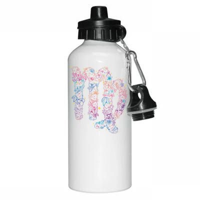 Virgo Zodiac Sign Aesthetic Flower Astrological Astronomy Great Gift Aluminum Water Bottle