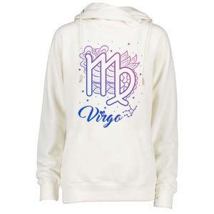 Virgo Zodiac Sign Astrology August September Birthday Virgo Meaningful Gift Womens Funnel Neck Pullover Hood