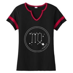 Virgo Zodiac Sign Constellation Gift Horoscope Cute Gift Ladies Halftime Notch Neck Tee