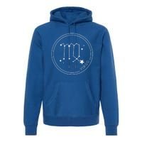 Virgo Zodiac Sign Constellation Gift Horoscope Cute Gift Premium Hoodie