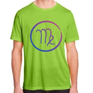 Virgo Zodiac Symbol Grunge Astrology Horoscope Virgo Gift Adult ChromaSoft Performance T-Shirt