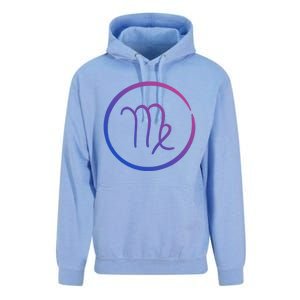 Virgo Zodiac Symbol Grunge Astrology Horoscope Virgo Gift Unisex Surf Hoodie