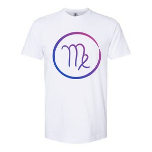 Virgo Zodiac Symbol Grunge Astrology Horoscope Virgo Gift Softstyle CVC T-Shirt