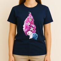 Virgo Zodiac Sign Watercolor Illustration T-Shirt