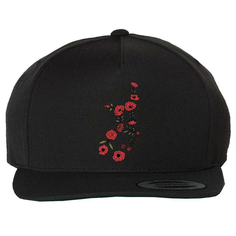 Virgo Zodiac Sign Planet Mercury Floral Stars Cute Gift Wool Snapback Cap