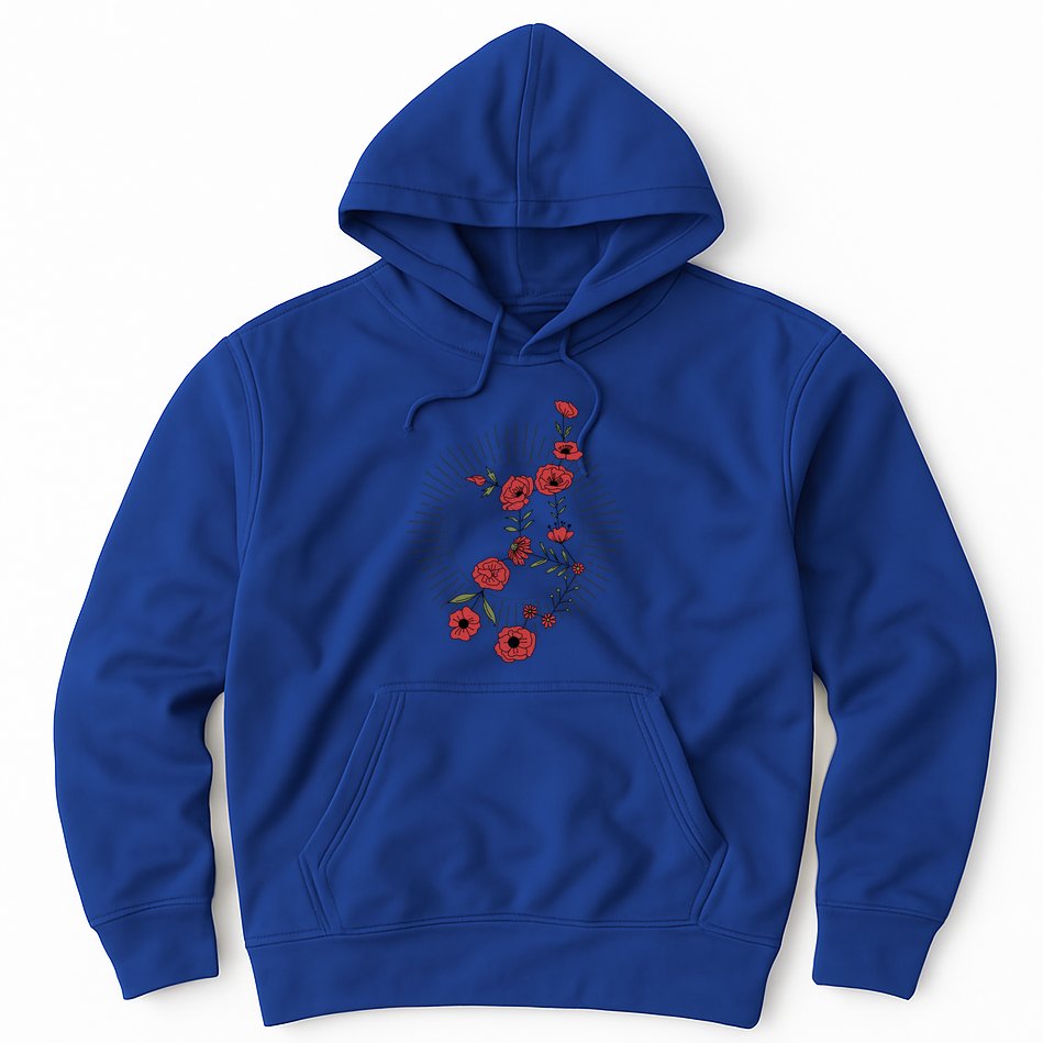 Virgo Zodiac Sign Planet Mercury Floral Stars Cute Gift Hoodie