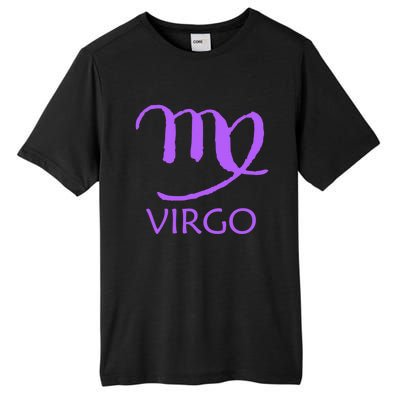 Virgo Zodiac Sign Purple August September Birthday Gift Tall Fusion ChromaSoft Performance T-Shirt