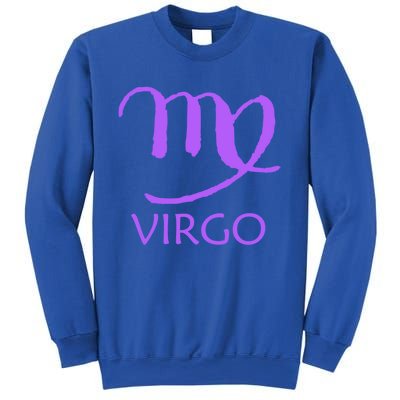 Virgo Zodiac Sign Purple August September Birthday Gift Sweatshirt