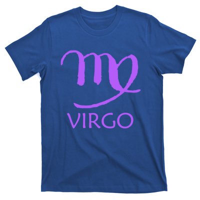 Virgo Zodiac Sign Purple August September Birthday Gift T-Shirt