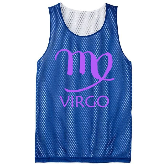 Virgo Zodiac Sign Purple August September Birthday Gift Mesh Reversible Basketball Jersey Tank