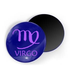 Virgo Zodiac Sign Purple August September Birthday Gift Magnet