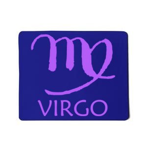 Virgo Zodiac Sign Purple August September Birthday Gift Mousepad