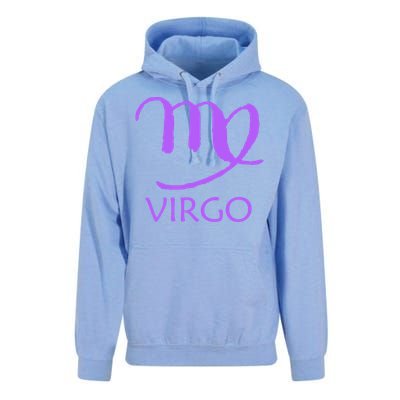 Virgo Zodiac Sign Purple August September Birthday Gift Unisex Surf Hoodie