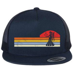 Virgo Zodiac Sign Gift Flat Bill Trucker Hat