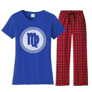 Virgo Zodiac Sign Gift Women's Flannel Pajama Set