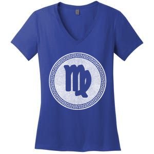 Virgo Zodiac Sign Gift Women's V-Neck T-Shirt