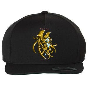 Virgo Zodiac Sign Symbol Goddess Gift Wool Snapback Cap