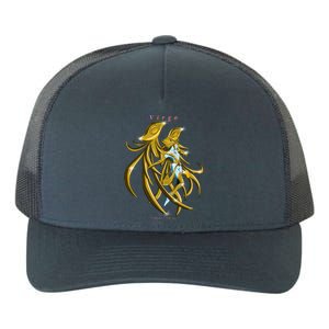 Virgo Zodiac Sign Symbol Goddess Gift Yupoong Adult 5-Panel Trucker Hat