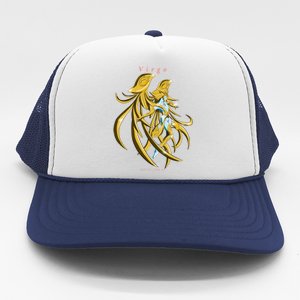 Virgo Zodiac Sign Symbol Goddess Gift Trucker Hat