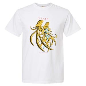 Virgo Zodiac Sign Symbol Goddess Gift Garment-Dyed Heavyweight T-Shirt