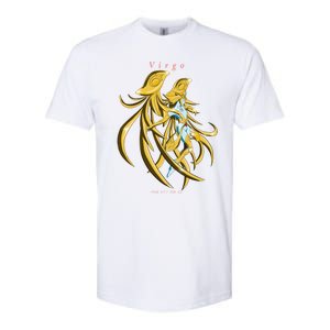 Virgo Zodiac Sign Symbol Goddess Gift Softstyle CVC T-Shirt