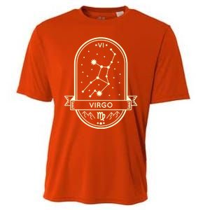 Virgo Zodiac Sign Virgo Constellation Astrology Horoscope Meaningful Gift Cooling Performance Crew T-Shirt