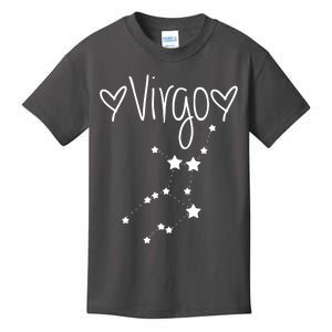 Virgo Zodiac Sign Horoscope Stars August September Birthday Kids T-Shirt