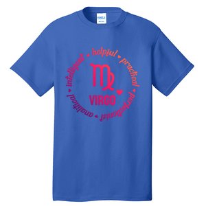 Virgo Zodiac Traits Gift Tall T-Shirt