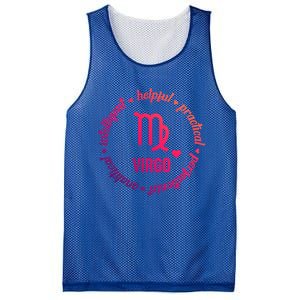 Virgo Zodiac Traits Gift Mesh Reversible Basketball Jersey Tank