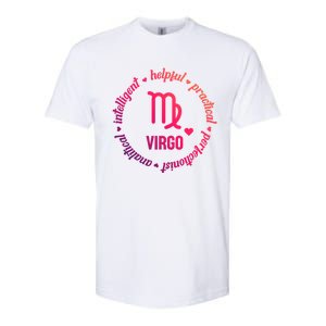 Virgo Zodiac Traits Gift Softstyle CVC T-Shirt