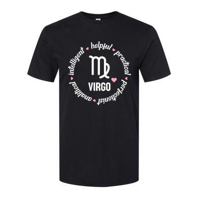 Virgo Zodiac Traits Cute Gift Softstyle® CVC T-Shirt