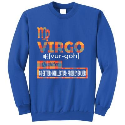 Virgo Zodiac Traits Qualities Funny Gift Sweatshirt