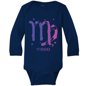 Virgo Zodiac Baby Long Sleeve Bodysuit