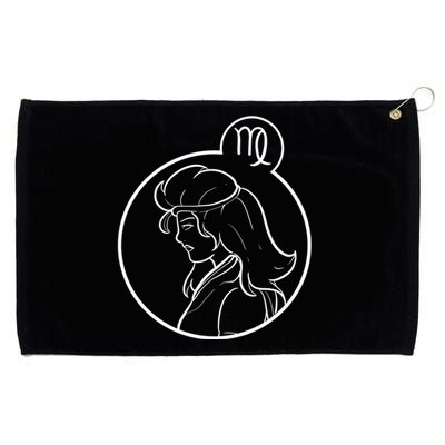 Virgo Zodiac Virgo Symbol Gift Grommeted Golf Towel