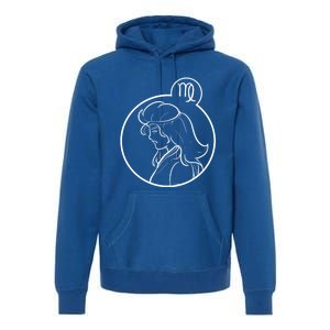 Virgo Zodiac Virgo Symbol Gift Premium Hoodie