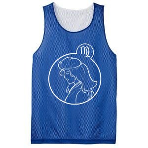 Virgo Zodiac Virgo Symbol Gift Mesh Reversible Basketball Jersey Tank