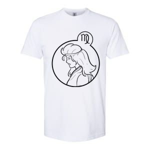 Virgo Zodiac Virgo Symbol Gift Softstyle CVC T-Shirt