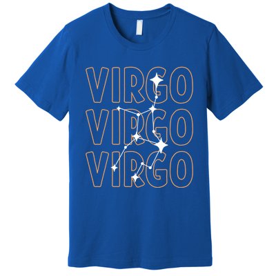 Virgo Zodiac Virgo Constellation Gift Premium T-Shirt