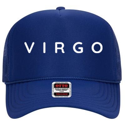 Virgoan Zodiac / Virgos Star Sign Astrology Design Meaningful Gift High Crown Mesh Back Trucker Hat