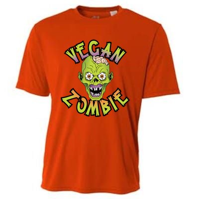 Vegan Zombie World Vegetable Day Plant Based I Eat Vegans Gift Cooling Performance Crew T-Shirt