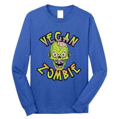 Vegan Zombie World Vegetable Day Plant Based I Eat Vegans Gift Long Sleeve Shirt