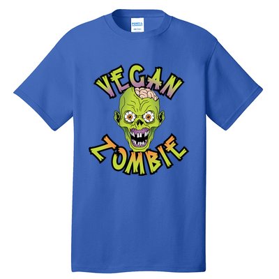 Vegan Zombie World Vegetable Day Plant Based I Eat Vegans Gift Tall T-Shirt