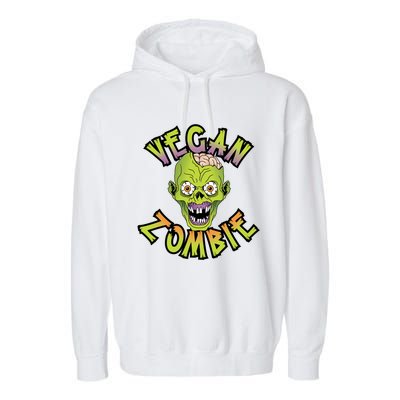 Vegan Zombie World Vegetable Day Plant Based I Eat Vegans Gift Garment-Dyed Fleece Hoodie