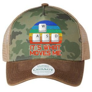 W A S D It's What Moves Me Gamer Legacy Tie Dye Trucker Hat