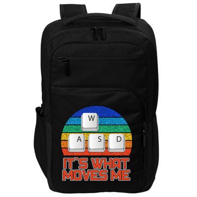 W A S D It's What Moves Me Gamer Impact Tech Backpack