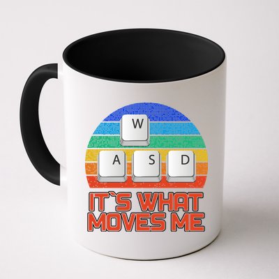 W A S D It's What Moves Me Gamer Mug