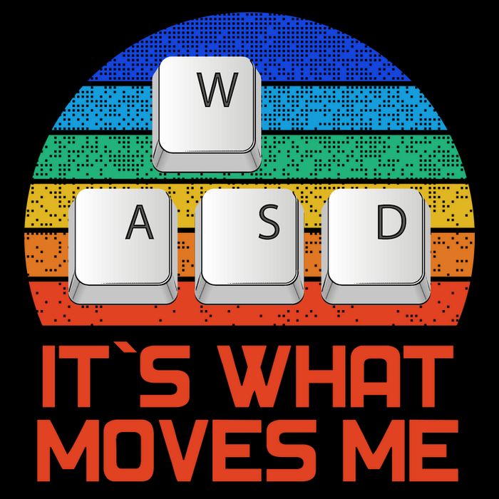W A S D It's What Moves Me Gamer 16oz Travel Tumbler