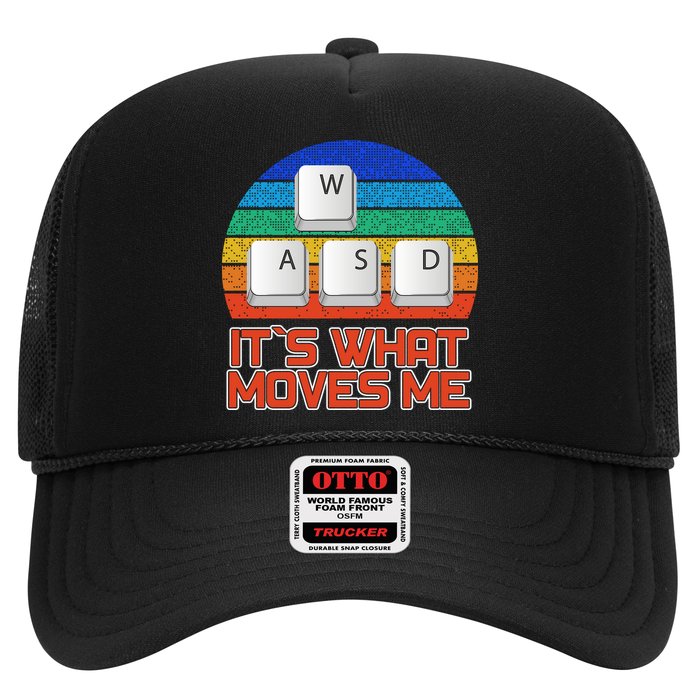 W A S D It's What Moves Me Gamer Trucker Hat